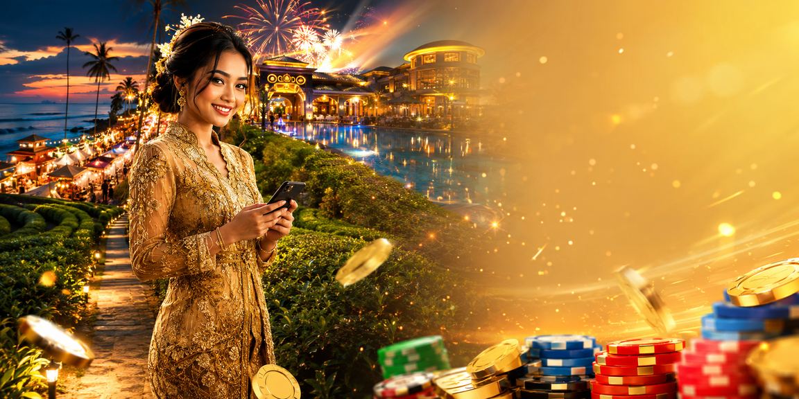 Malaysian user on a mobile casino wearing traditional kebaya
